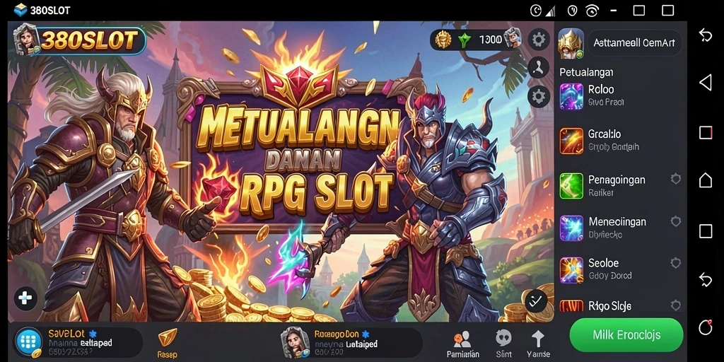 Screenshot utama 380SLOT menampilkan gameplay RPG yang seru dan menantang.