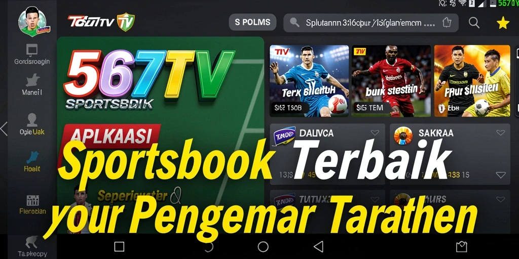 Tampilan menarik dari gameplay taruhan olahraga di 567TV.