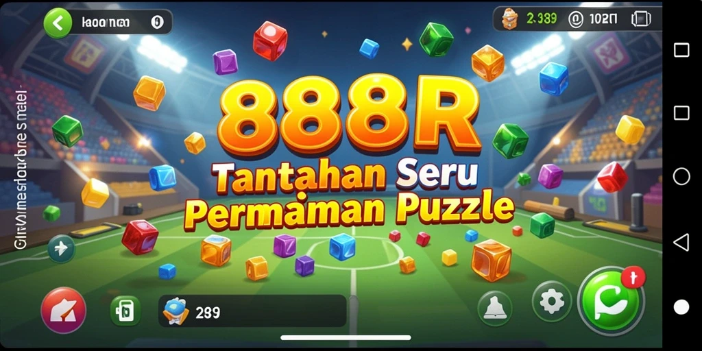 Screenshot gameplay 888R yang menampilkan tantangan puzzle menarik.