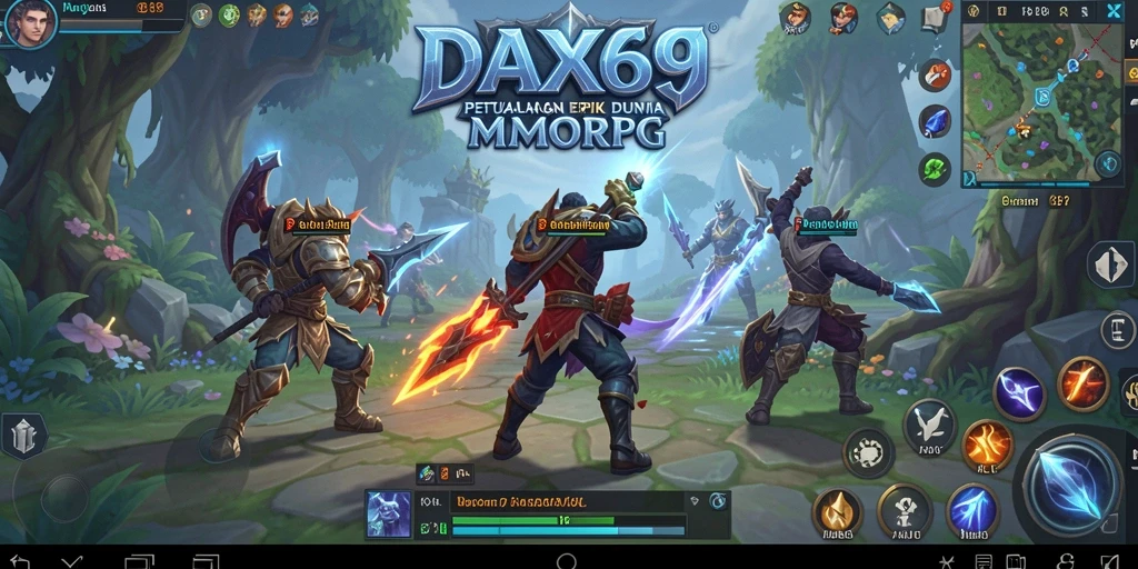Screenshot DAX69 menampilkan aksi seru dari gameplay MMORPG yang mendebarkan.