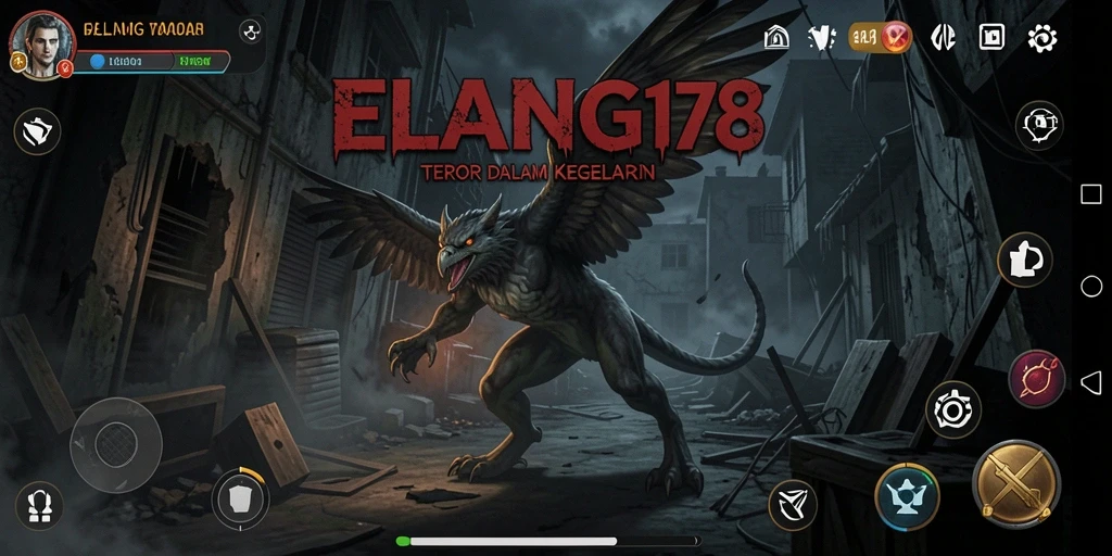 Tampilan gameplay yang menyeramkan di ELANG178