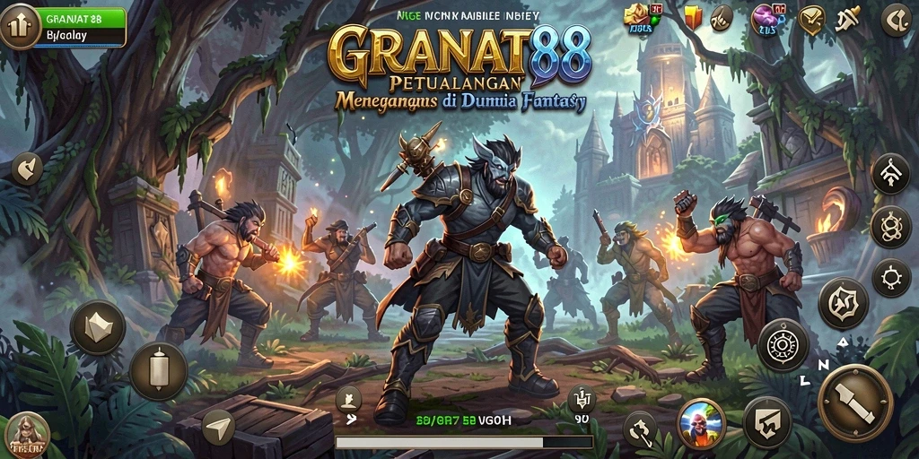 Skrinsut gameplay GRANAT88 menampilkan petualangan seru dan aksi mendebarkan.