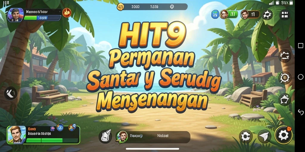 Screenshot utama HIT9 menampilkan aksi seru dalam permainan Casual.