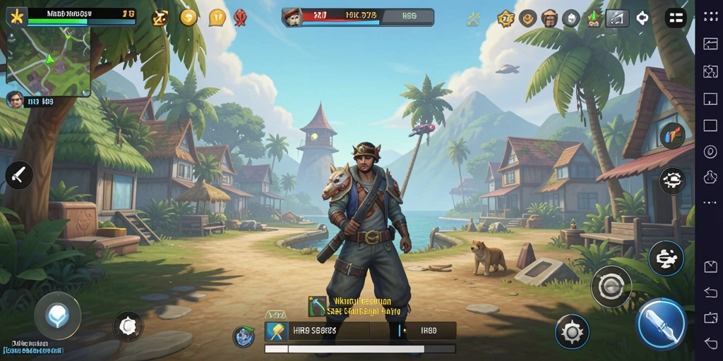 Screenshot gameplay <strong>HR89</strong> dengan karakter lucu dan tantangan menarik.