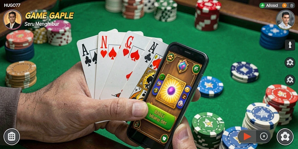 Tampilan gameplay HUGO77 yang menarik dan interaktif.