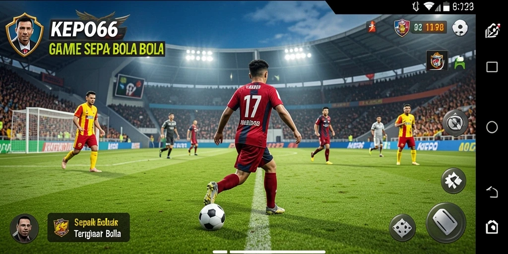 Gameplay seru sepak bola dengan grafis memukau di KEPO66.