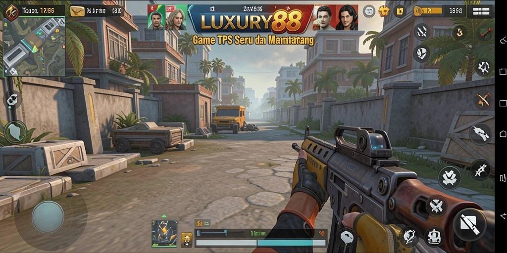 Tampilan gameplay LUXURY88 yang mendebarkan dan penuh aksi.