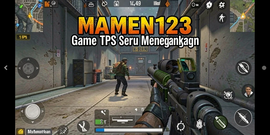 Tampilan gameplay MAMEN123 dalam pertempuran menegangkan.