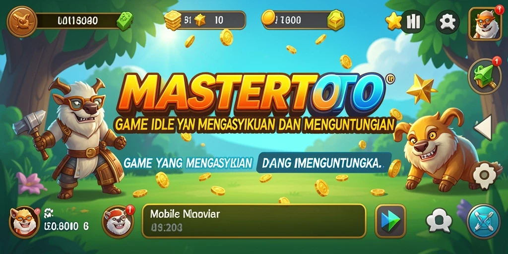 Tampilan gameplay MASTERTOTO yang menarik dan sederhana.