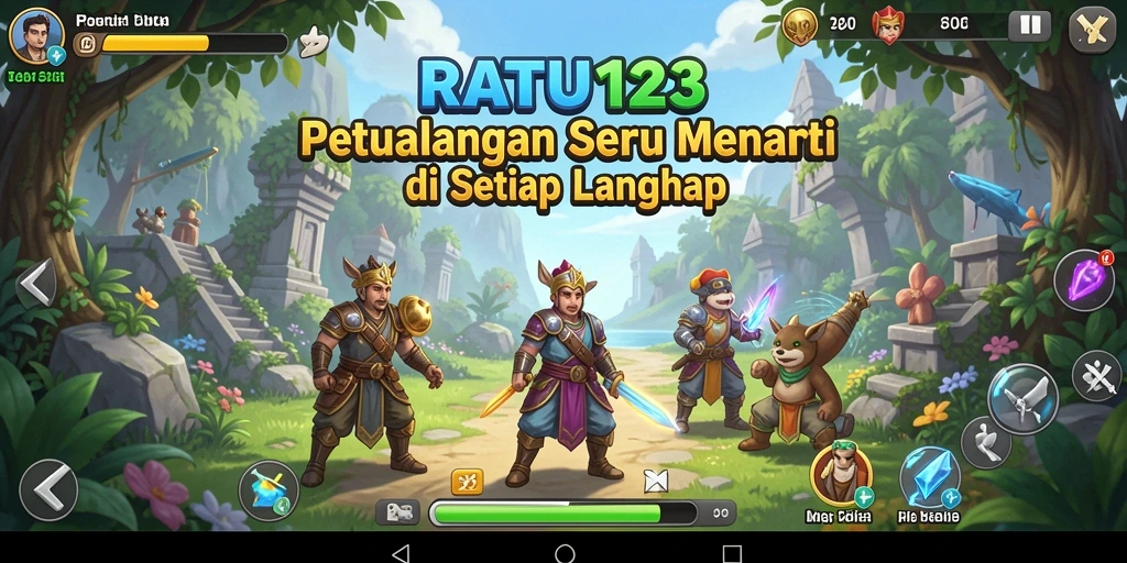 Tampilan gameplay RATU123 yang penuh aksi dan petualangan menarik.