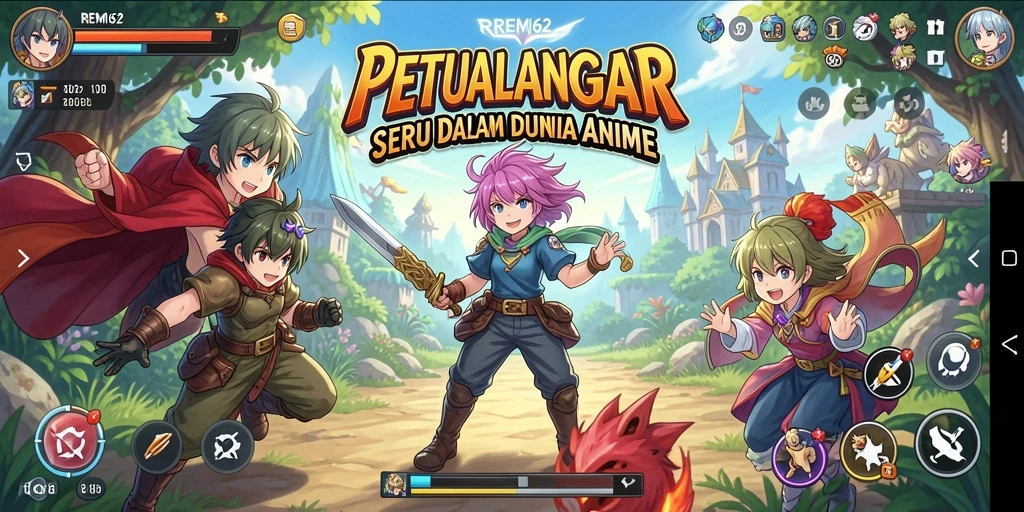 Gameplay seru dalam dunia Anime yang menakjubkan.