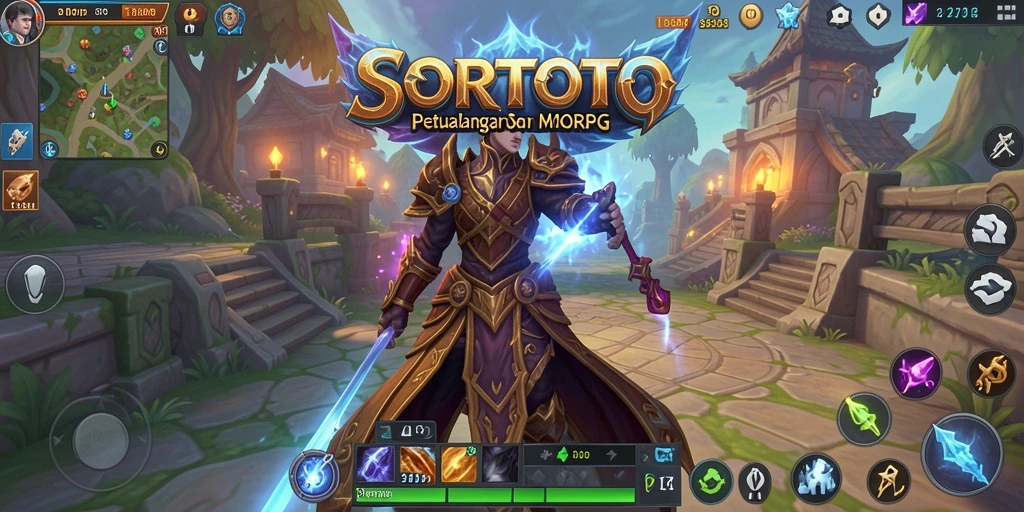 Gameplay seru dan interaksi sosial yang kaya di dunia MMORPG.