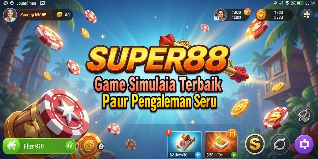 Screenshot SUPER88 menampilkan aksi gameplay yang mendebarkan dalam dunia simulasi.